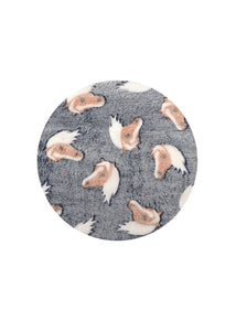 TCP2908SNU Thomas Cook Horse Snuggle Rug Grey/Blue/Tan
