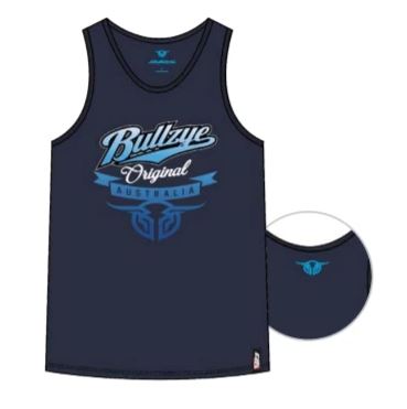 B1S3503075 Bullzye Boys Harbour Singlet Navy