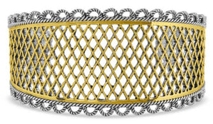 BC4960 Montana Silversmith Honeycomb Western Lace Cuff Bracelet