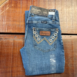 112328359 Wrangler Ladies 34" & 36" Leg Low Rise Bootcut Reg Jean Sadie