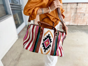 A770001597 Ariat Wool Blanket Duffle Bag Multicolour