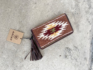 A770008802 Ariat Sheridan Clutch Wallet Brown