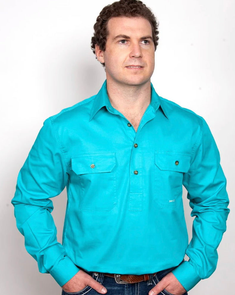 10101TUR Just Country Mens Cameron Workshirt