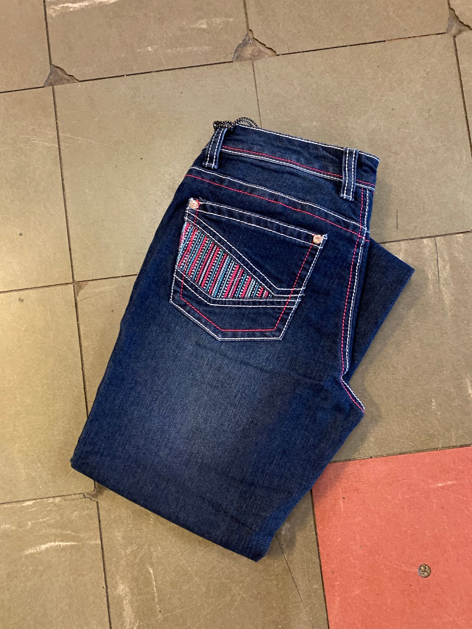 PCP2210422 Pure Western Ladies Jules Relaxed Rider Jean Twilight 36" Leg