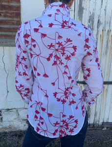 T1S2114053 Thomas Cook Jenny Long Sleeve Shirt White/Multi