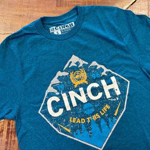 MTT1690510 Cinch Mens Tee Blue