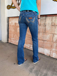 112328359 Wrangler Ladies 34" & 36" Leg Low Rise Bootcut Reg Jean Sadie