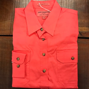 50505HCL Ladies Jahna Women’s Work Shirt Hot Coral