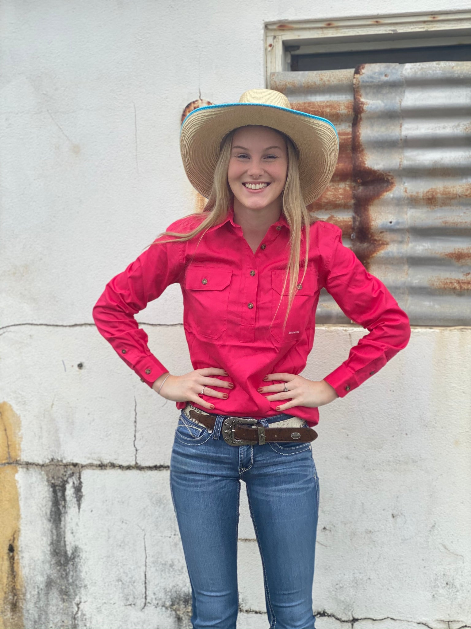 50505RAS Just Country Womens Jahna Workshirt