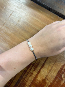 BB0117 Mountain Creek Jewellery Bracelet S/S & Pearl Stretch