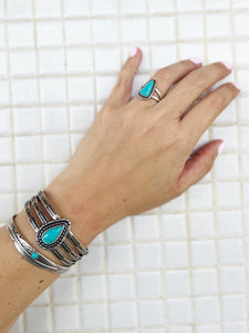 RG5485 Ways of the West Turquoise Ring