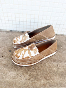 10044532 Ariat Ladies Cruiser Adobe/Tan and White Hair On
