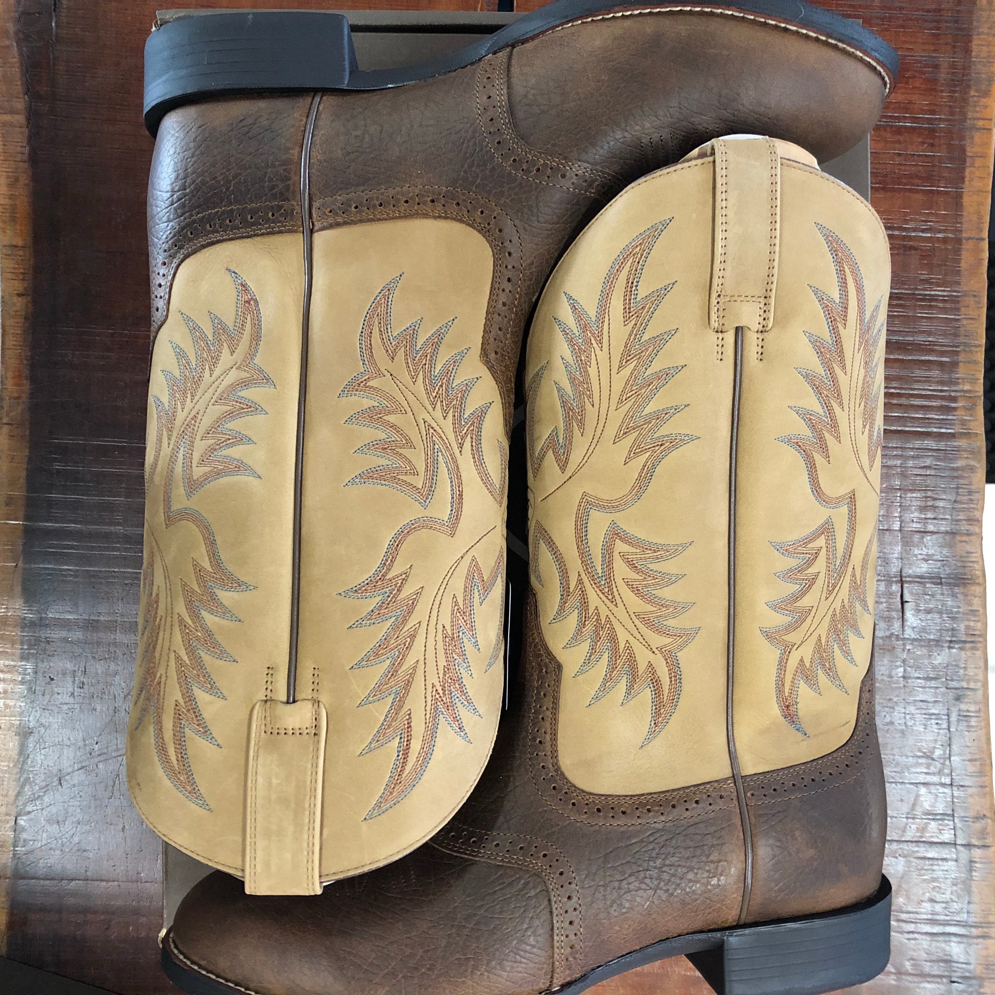 Ariat stockman deals heritage boots