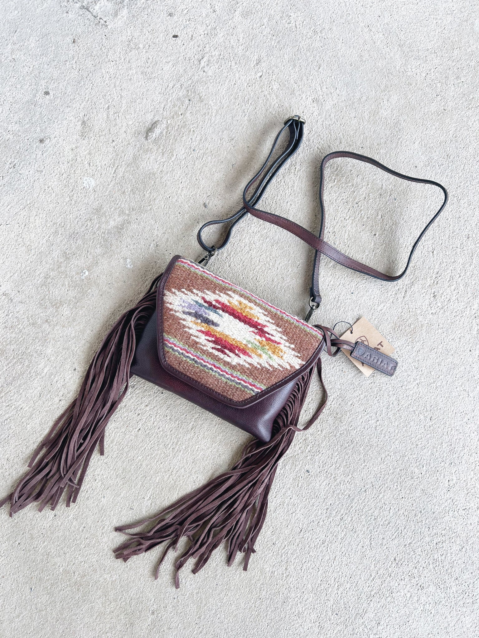 A770008702 Ariat Sheridan Crossbody Bag Brown