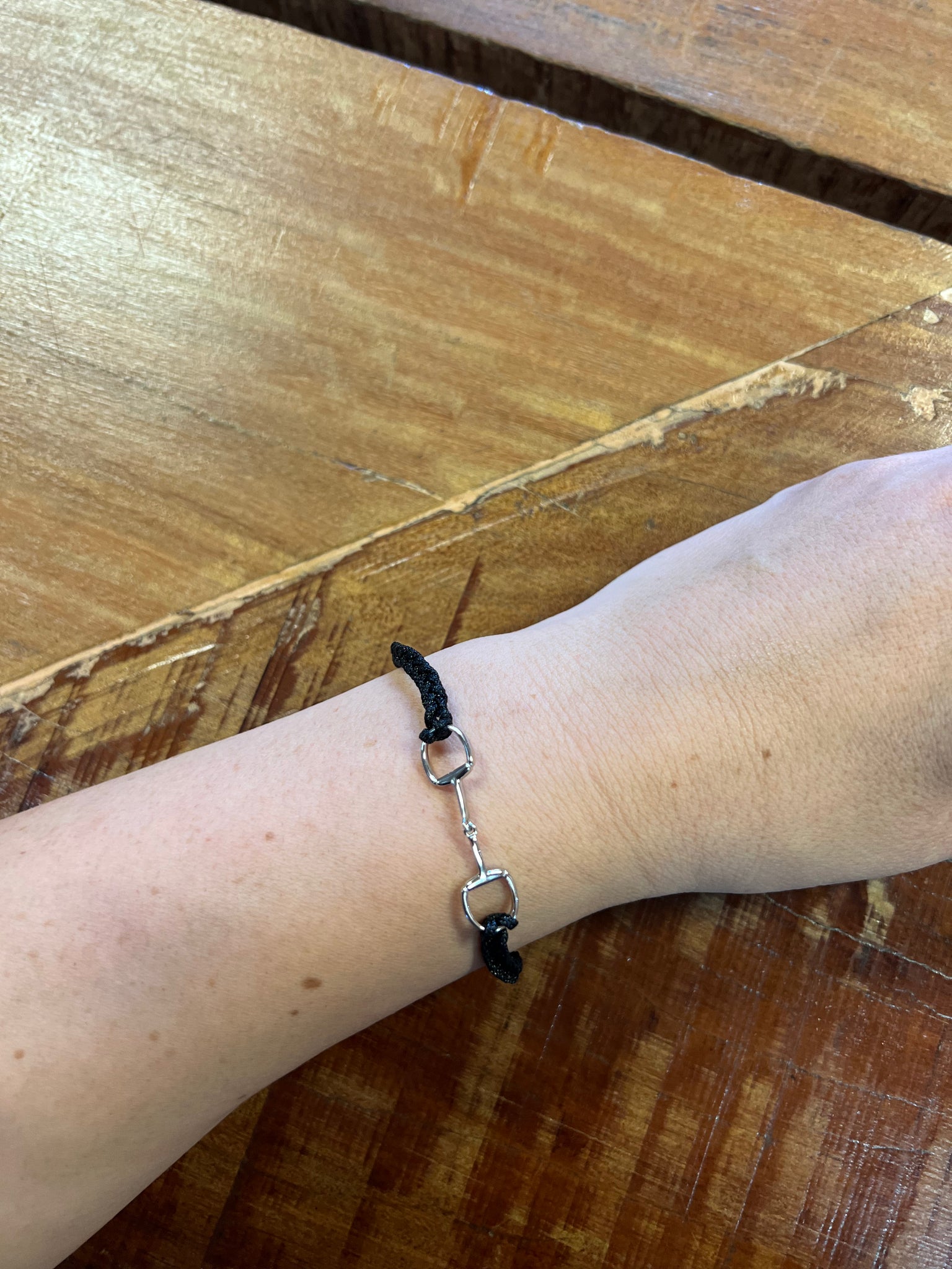 BB0036 Snaffle Bit Adjustable Bracelet