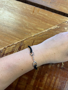 BB0036 Snaffle Bit Adjustable Bracelet