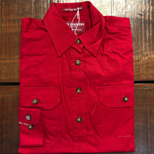 50505CHI Just Country Jahna Workshirt Chilli