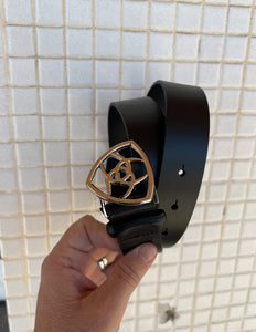 10043947 Ariat Unisex The Shield Belt Black