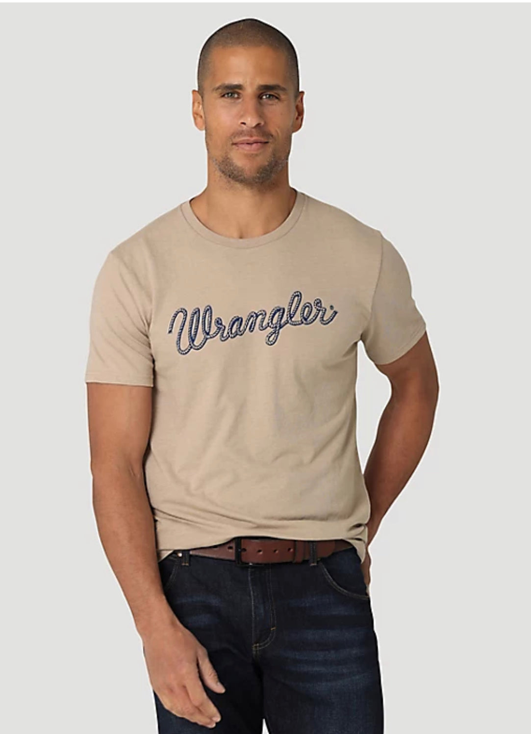 112325755 Wrangler Mens Rope Logo Tee