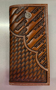 X1S1929WLT Wrangler Mens Hastings Rodeo Wallet Coffee/Tan