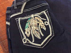 OBW21-1128 OUTBACK BECKY LADIES BOOTLEG JEANS