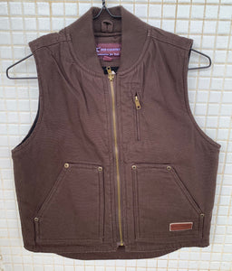 BWOV2103 Just Country Junior Diamantina Vest Chocolate