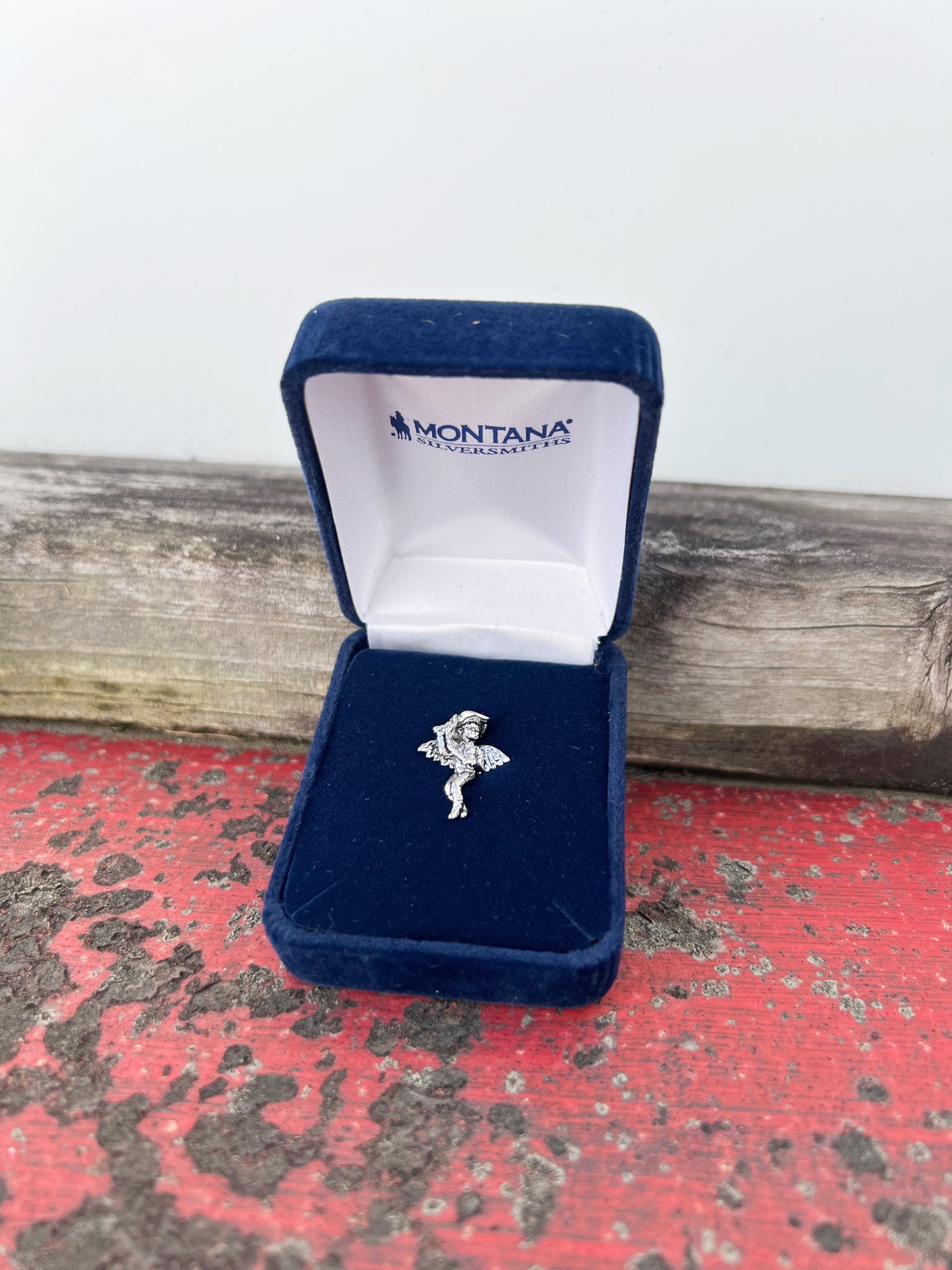 Montana Silversmiths Amberley Cowboy Angel Hat Pin