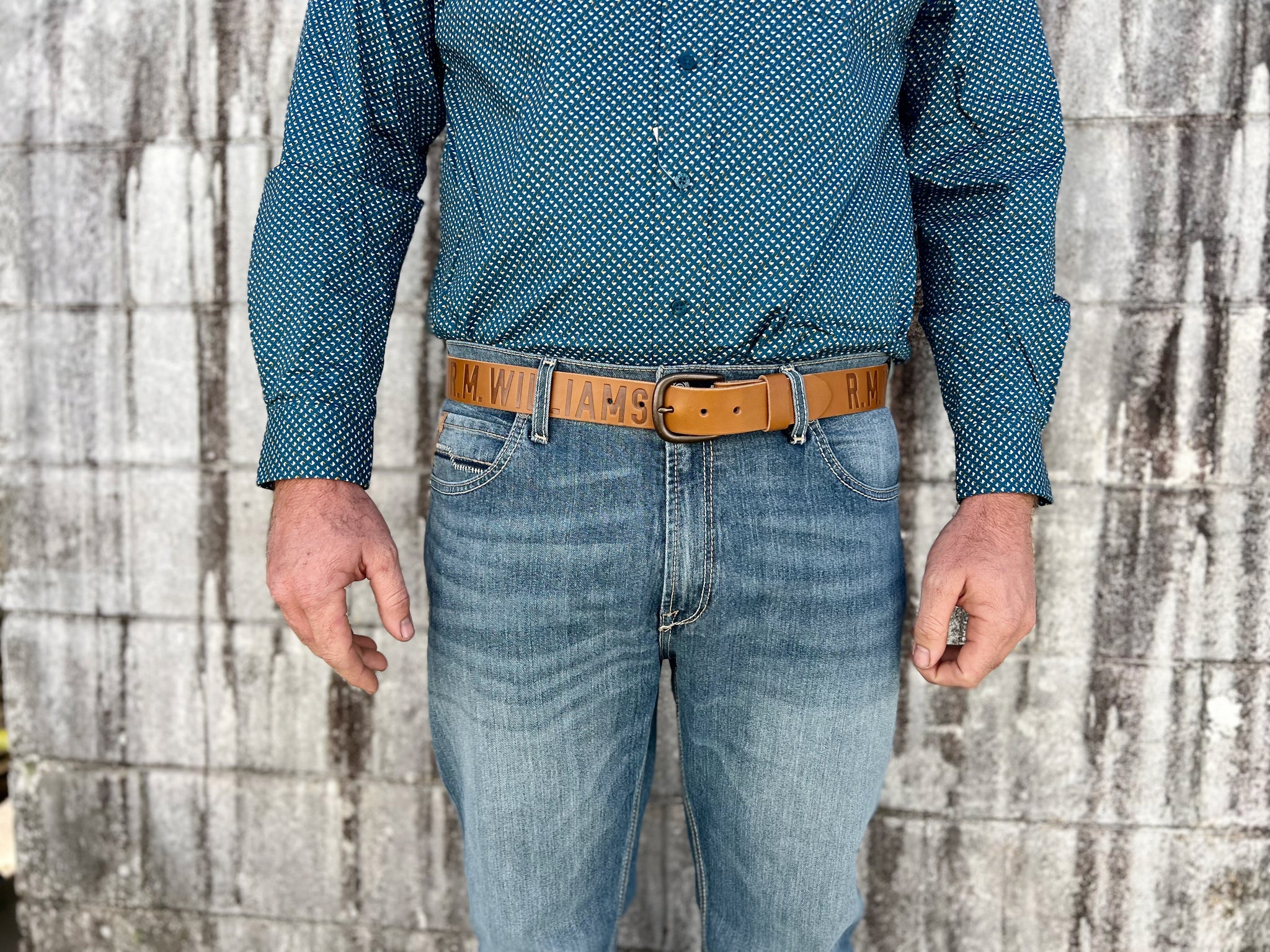 10036082 Ariat Mens M7 Percell Straight 34 & 36" Legs Jean Aspen
