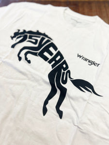 112317701 Wrangler Men's 75th Collection Tee White