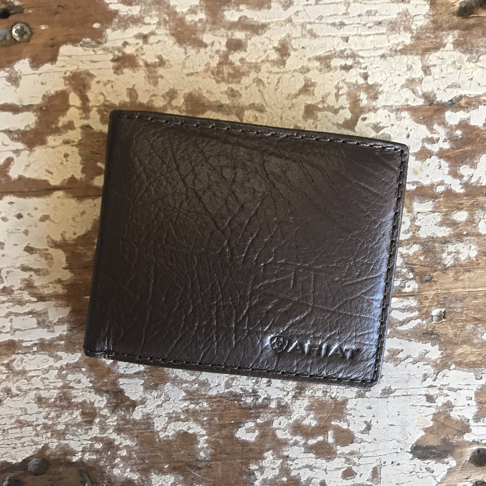 WLT2106A Ariat Bi-Fold Chocolate Wallet