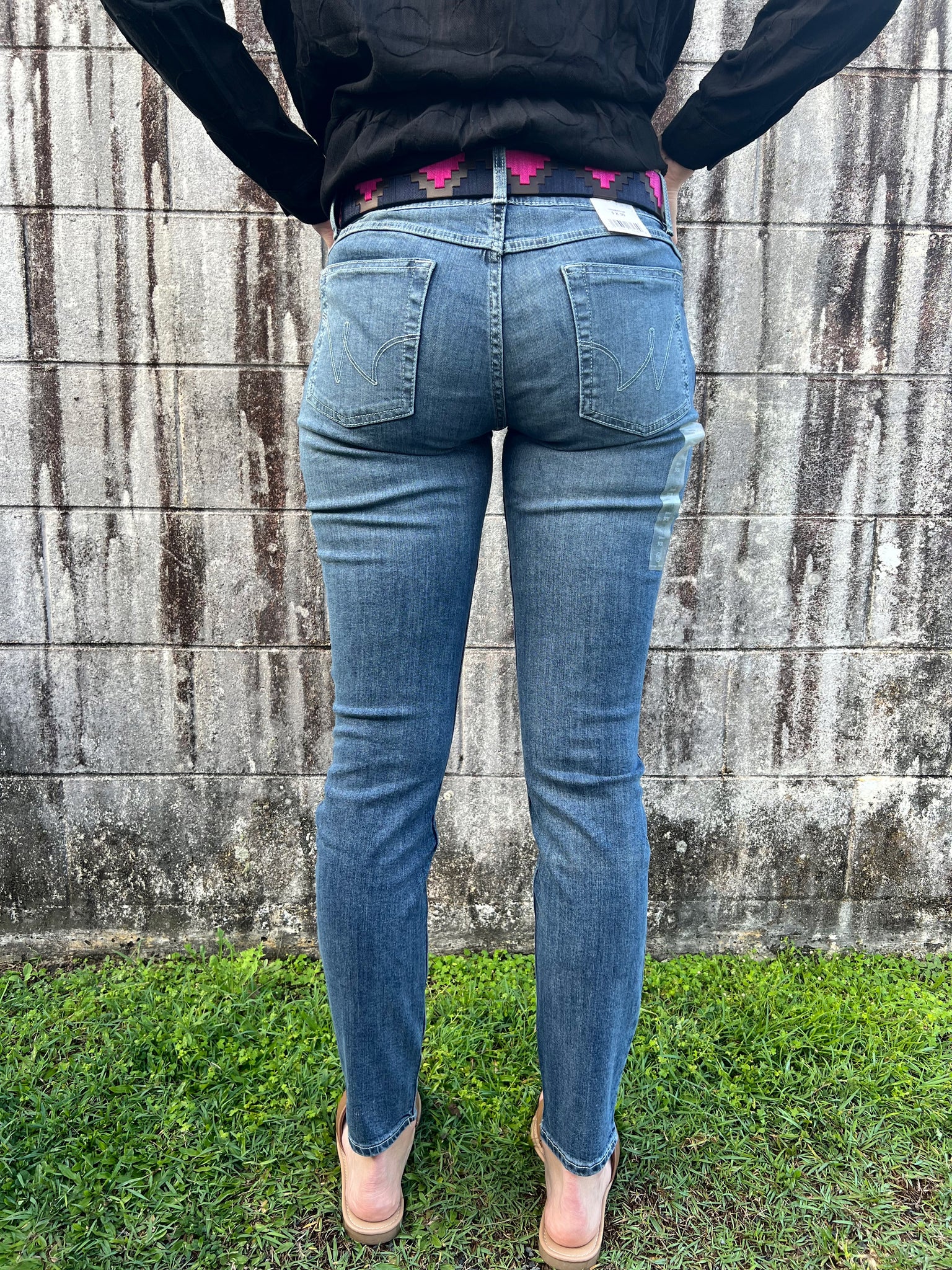 1009MWSOW Wrangler Q Ladies Essential Skinny Jeans