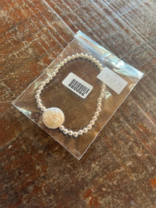 BB0067 Mountain Creek Jewellery Silver & Coin Pearl Bracelet