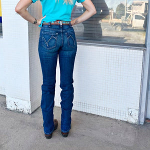 10036814 Ariat Ladies REAL Perfect Rise Straight 34" & 36" Legs Abby Mackenzie Jean