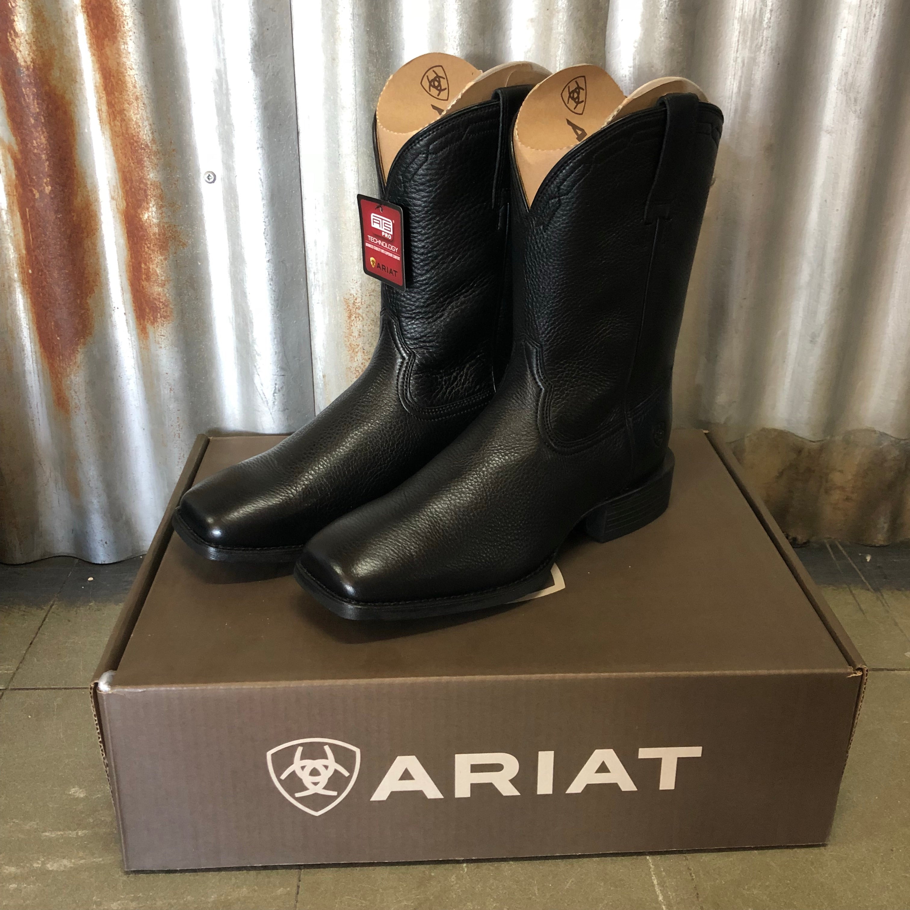 10015291 Ariat Mens Heritage Roper Wide Square Toe – LittleBit Country