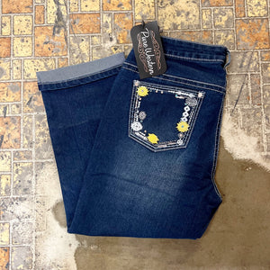 PCP2209657 Pure Western Ladies Clementine Capri Dusk