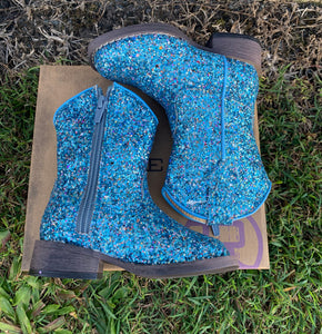 09-017-1903-2813 Roper Toddler Glitter Galore Blue Boots