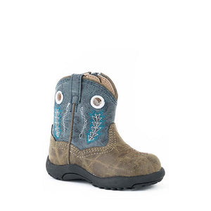 09-016-1222-2001 Roper Infant Hole in the Wall Blue Boots