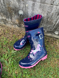 T1W78058 Thomas Cook Kids Navy Pony Shoe