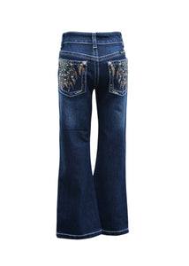 Pure Western Girls Lola Slim Leg Jean Midnight