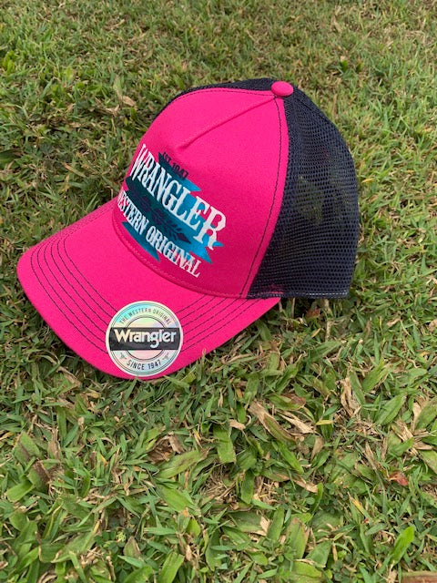 X1S2926CAP Wrangler Ladies Genie Cap Navy/Pink