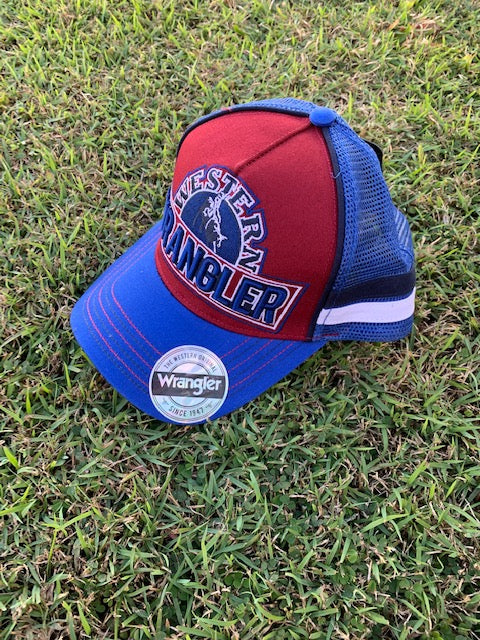 X1S3990CAP Wrangler Kids Matteo Trucker Cap Red